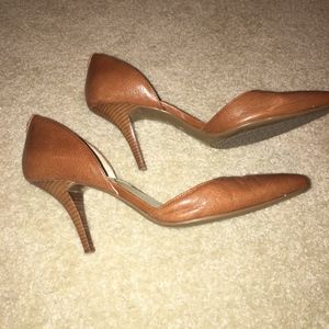 Michael Kors Saddle Leather Heels